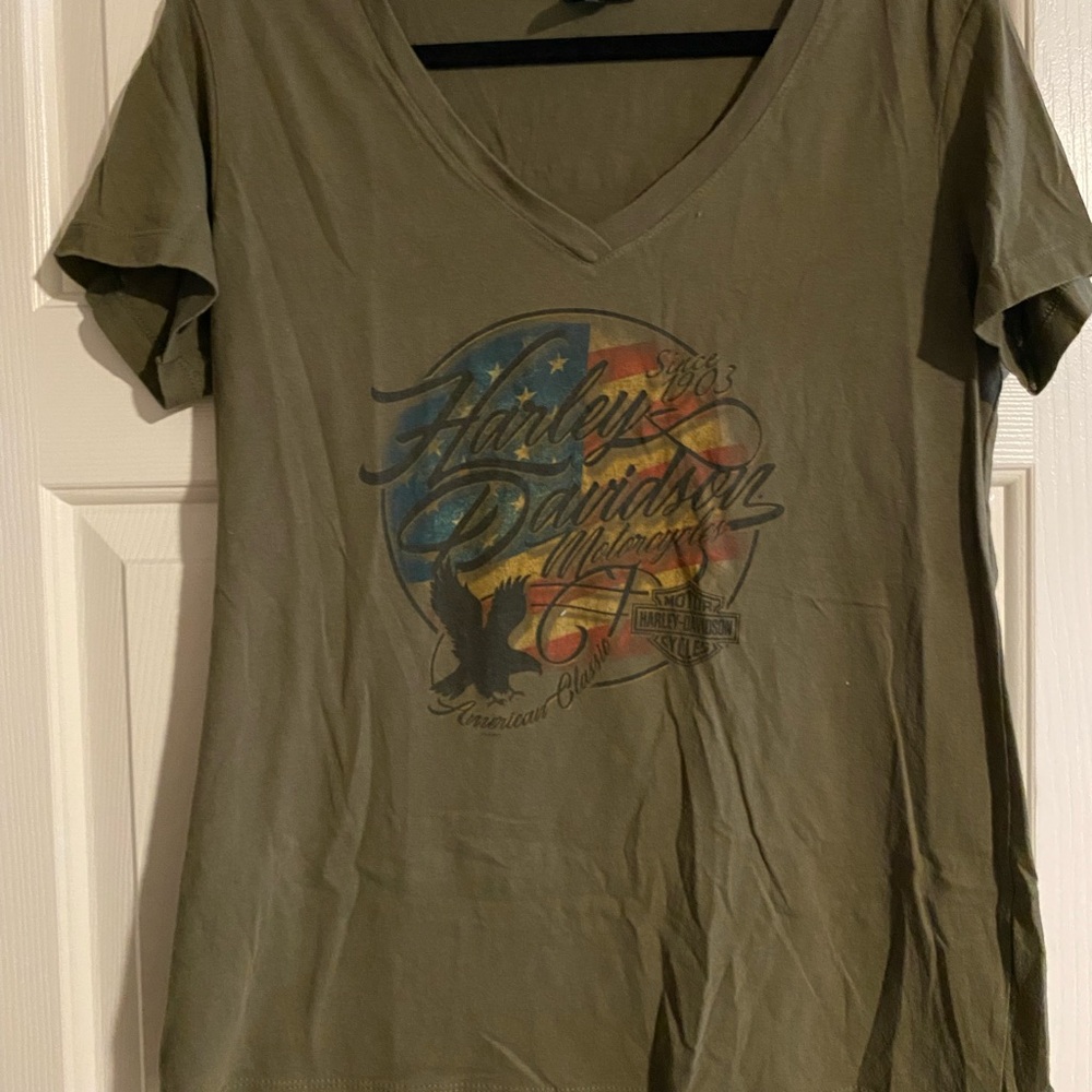 Harley-Davidson Olive Graphic Women's Tee